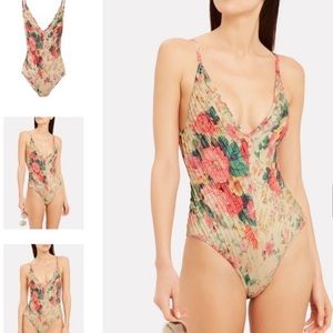 Zimmermann Laelia Floral Swimsuit One Piece Size 10